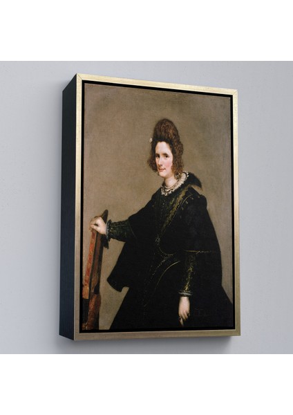 Çerçeveli Dekoratif Kanvas Tablo, Diego Velázquez - Kadın Portresi TABLO-7377