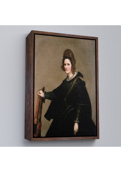 Çerçeveli Dekoratif Kanvas Tablo, Diego Velázquez - Kadın Portresi TABLO-7377 fiyatları