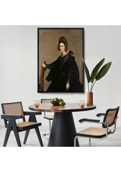 Çerçeveli Dekoratif Kanvas Tablo, Diego Velázquez - Kadın Portresi TABLO-7377