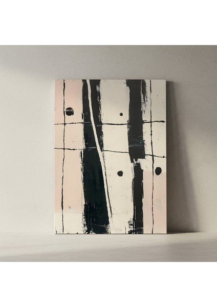 Soyut Siyah Pembe Minimalist Tablo fiyatları