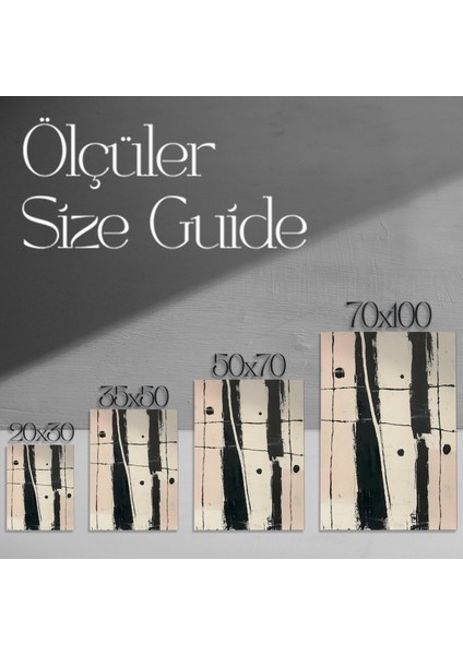 Soyut Siyah Pembe Minimalist Tablo modelleri