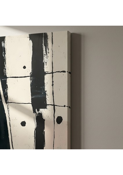 Soyut Siyah Pembe Minimalist Tablo indirimleri