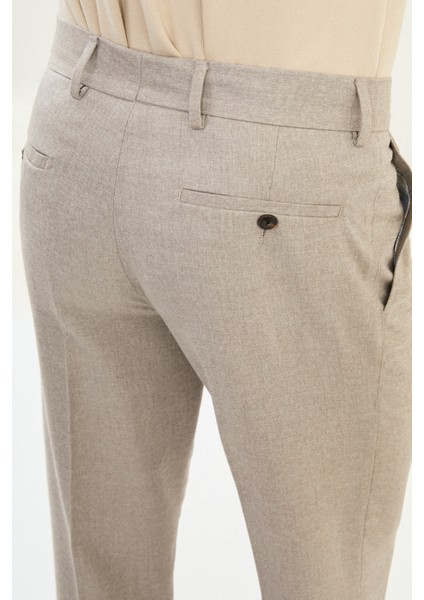 Dokulu Slimfit Pileli Erkek Pantolon fırsatları