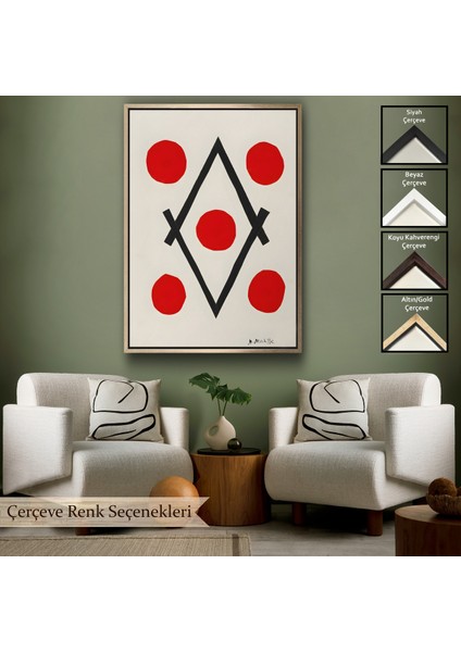 Çerçeveli Dekoratif Kanvas Tablo, Henri Matisse - Elmas Tablosu - LOSANGE-7322