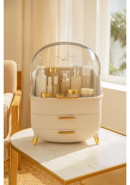 Cappucino Renkli Çekmeceli Makyaj ve Takı Düzenleyici, Şık ve Kullanışlı Tasarım fiyatları