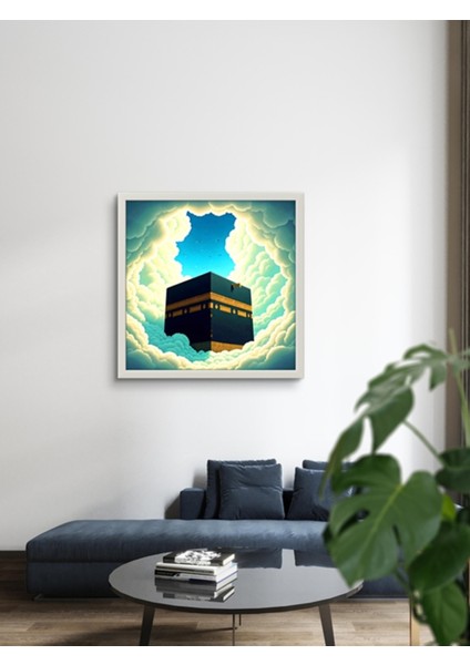 Güzel Kâbe-I Muazzama LED Tablo – 60X60 cm | Sıva Üstü Montajlı, Tak-Çalıştır Sistem, Arapuarlı fırsatları
