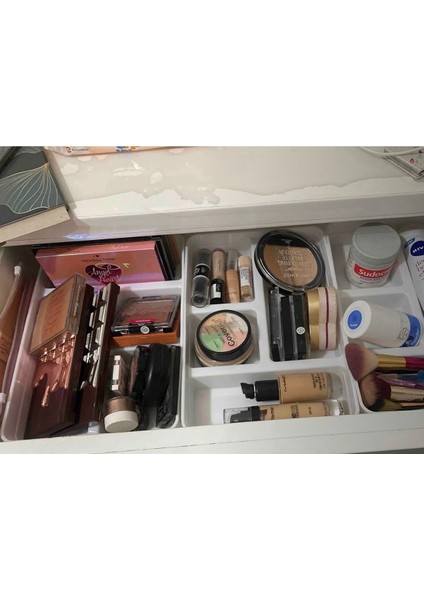 Beyaz Çok Amaçlı Düzenleyici Seti, 3'lü, Bej Renkli, Pratik ve Şık Depolama Çözümü indirimleri