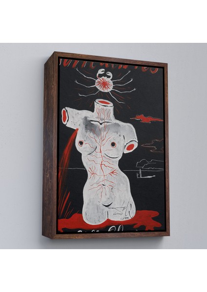 Çerçeveli Dekoratif Kanvas Tablo, Salvador Dali - Gerçeküstü Soyut TABLO-7402 fiyatları