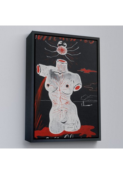 Çerçeveli Dekoratif Kanvas Tablo, Salvador Dali - Gerçeküstü Soyut TABLO-7402 modelleri