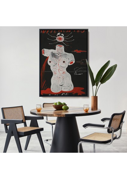 Çerçeveli Dekoratif Kanvas Tablo, Salvador Dali - Gerçeküstü Soyut TABLO-7402