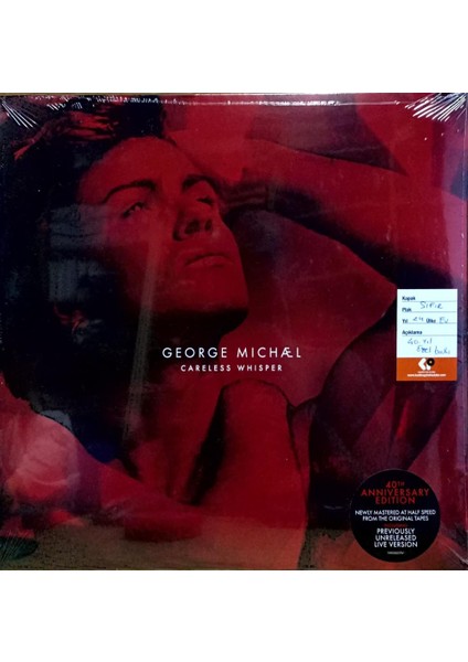 George Michael – Careless Whisper 40.yıl Özel Baskı