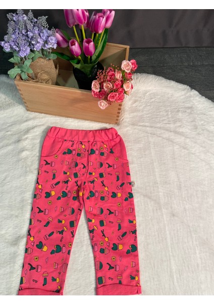 Kaktüs Baskılı Fuşya Tek Alt fiyatları