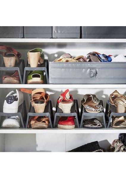 Gri Ayakkabı Düzenleyici Seti, 5'li, Pratik ve Şık Organizatör fiyatları