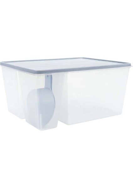 Renkli Un ve Şeker Kabı, Ölçü Kaşıklı, Pratik ve Şık Mutfak Gereci indirimleri