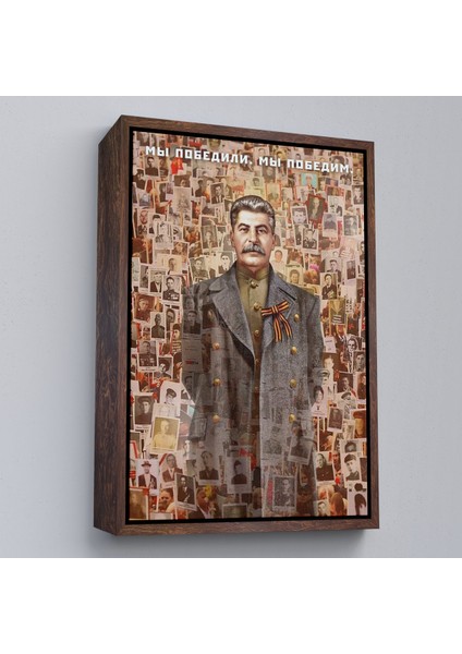 Çerçeveli Dekoratif Kanvas Tablo, Joseph Stalin Rusya ve Sovyetler Birliği Sscb TABLO-7731 fiyatları