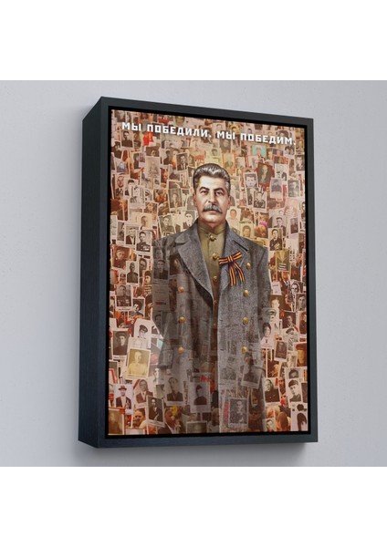 Çerçeveli Dekoratif Kanvas Tablo, Joseph Stalin Rusya ve Sovyetler Birliği Sscb TABLO-7731 fırsatları