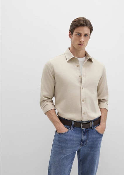 Bej Erkek Gömlek M0211641-70039