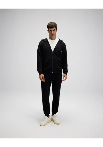 Fermuarlı Kapüşonlu Siyah Erkek Sweatshirt EM581 indirimleri