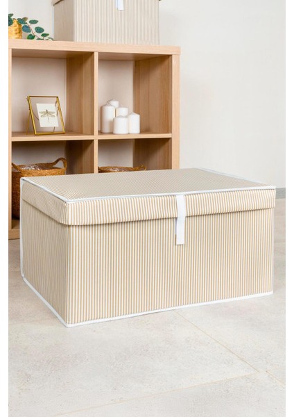 3'lü Kapaklı Çok Amaçlı Hurç ve Kutu, 60X40X30 Cm, Kahverengi modelleri