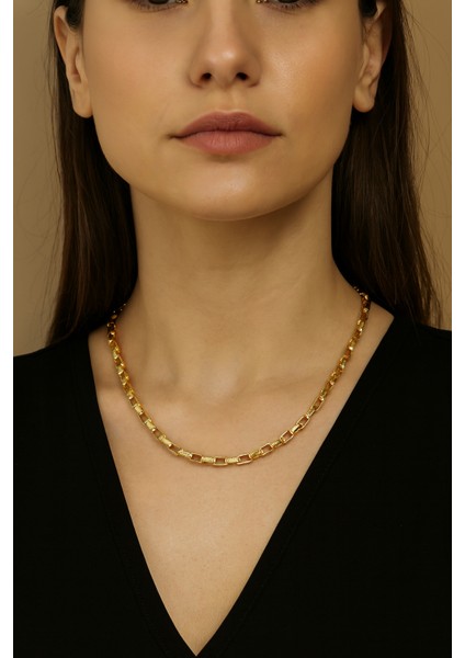 Altın Kaplama Kadın Zincir Kolye ve Bileklik Seti fırsatları