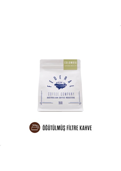 Colombia Supremo Medellin (Öğütülmüş Filtre Kahve) 250GR