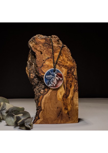 Müzik Meleği Seramik Kolye – Stres ve Denge Kolyesi