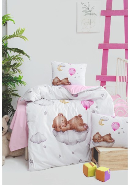 Bebekler Için Kaliteli ve Desenli Nevresim Takımı %100 Pamuk