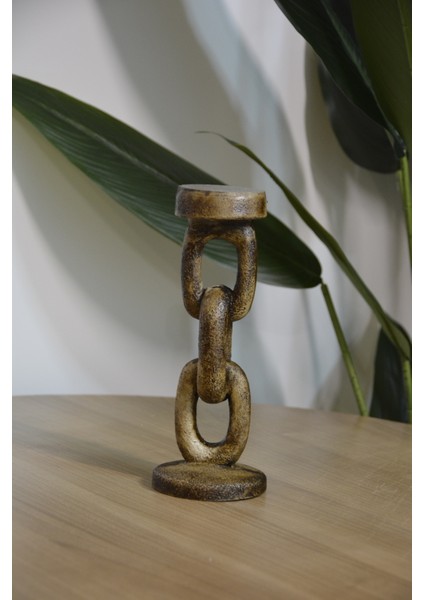 2 Li Dekoratif Zincir Şamdan Obje fırsatları