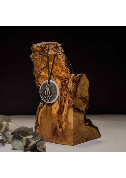 Lale Desenli Seramik Kolye – Stres ve Denge Kolyesi modelleri