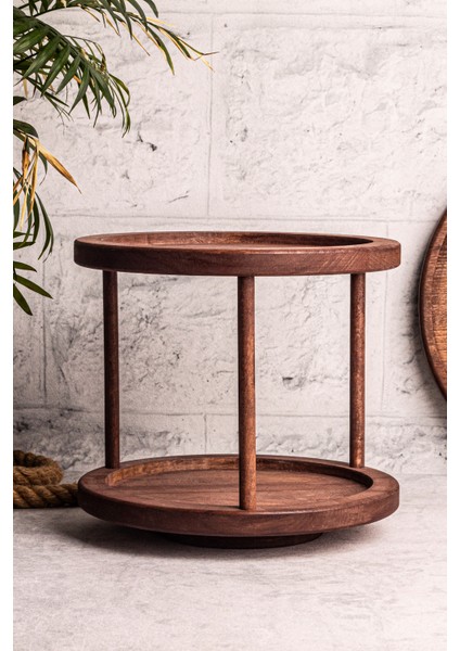 Ahşap 2 Katlı Dönen Sunum ve Düzenleme Standı, Şık ve Pratik Tasarım indirimleri