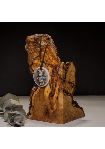 Yamalı Ayıcık Seramik Kolye – Stres ve Denge Kolyesi modelleri