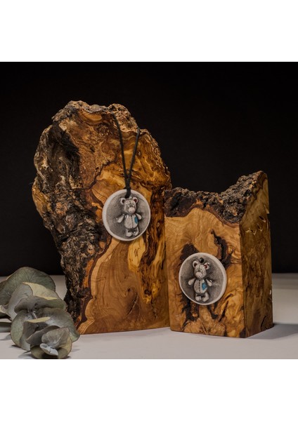 Yamalı Ayıcık Seramik Kolye – Stres ve Denge Kolyesi fırsatları