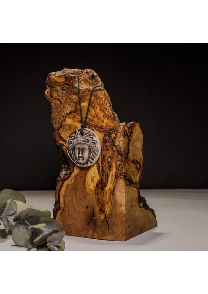 Mitolojik Yüz Seramik Kolye – Stres ve Denge Kolyesi modelleri