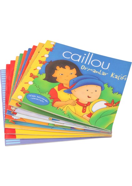 Caillou Eğitici Çocuk Hikaye Kitapları 8’li Set modelleri