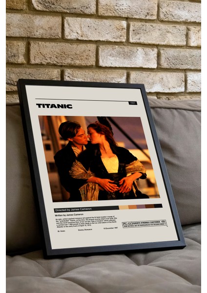 Tıtanıc Film Posteri - Siyah Çerçeveli fiyatları