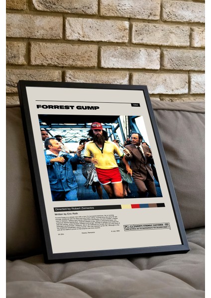 Forrest Gump Film Posteri - Siyah Çerçeveli fiyatları