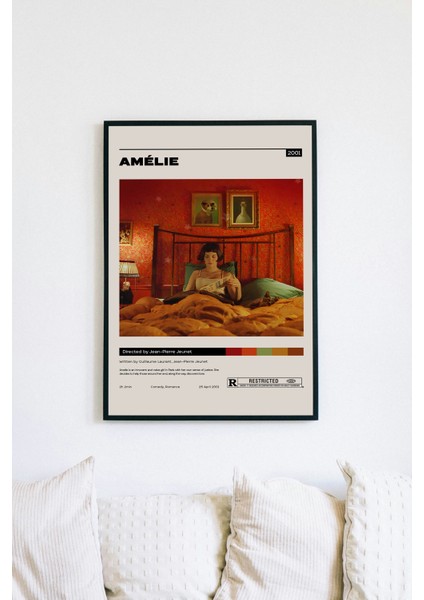 Amelie Film Posteri - Siyah Çerçeveli