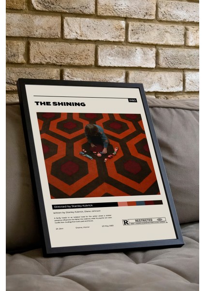 The Shınıng Film Posteri - Siyah Çerçeveli fiyatları