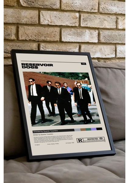 Reservoır Dogs Film Posteri - Siyah Çerçeveli fiyatları