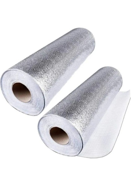 Metalize Raf Örtüsü, Çok Amaçlı Dolap Içi Düzenleyici, 1 Rulo 1.70 cm