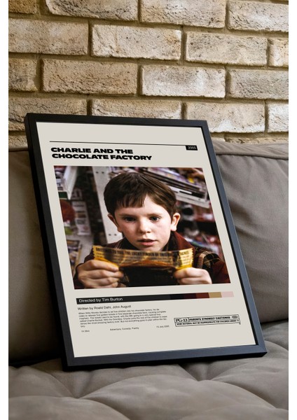 Charlie'nin Çikolata Fabrikası Film Posteri - Çerçeveli fiyatları