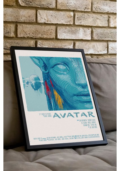 Avatar Tasarım Poster - Yüksesk Kalite Avatar Poster-Çerçeveli fiyatları