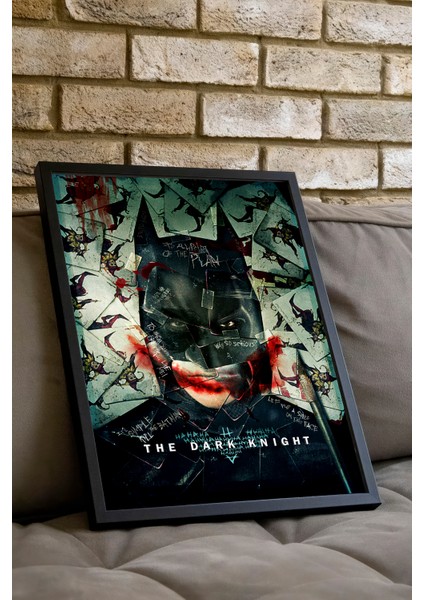 Batman - The Dark Knight Film Posteri - Siyah Çerçeveli fiyatları