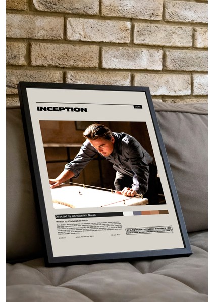Inceptıon ( Başlangıç ) Film Posteri - Siyah Çerçeveli fiyatları