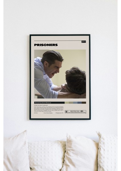 Prisoners ( Tutsak ) Film Posteri - Siyah Çerçeveli
