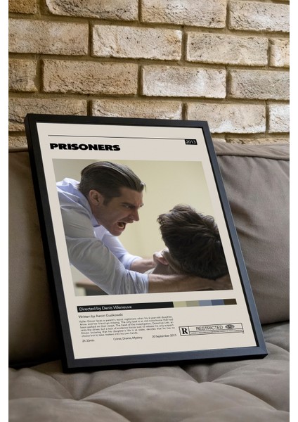 Prisoners ( Tutsak ) Film Posteri - Siyah Çerçeveli fiyatları