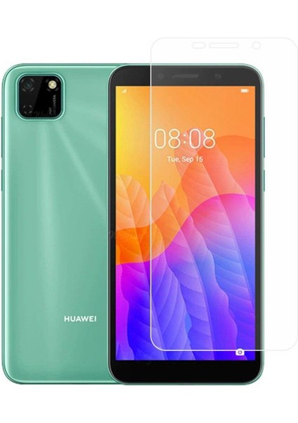 Huawei Y5P Uyumlu Şeffaf Temperli Cam Ekran Koruyucu