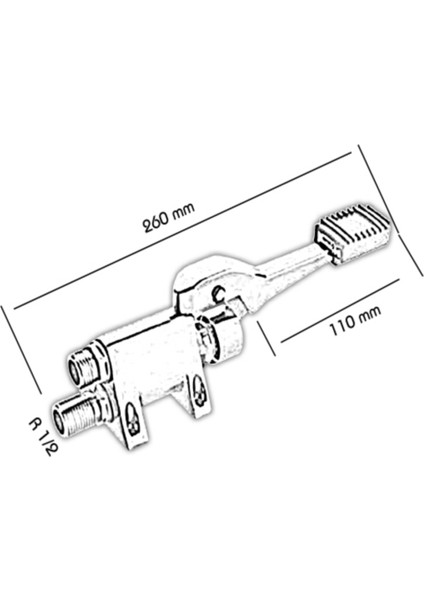 Tekli Pedal Musluk modelleri