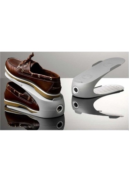 Beyaz Ayakkabı Düzenleme Rafı ve Rampası, Pratik Depolama Çözümü fiyatları