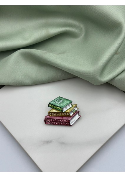 Kitaplar Tasarım Öğretmen Meslek Broş Yaka Iğnesi modelleri